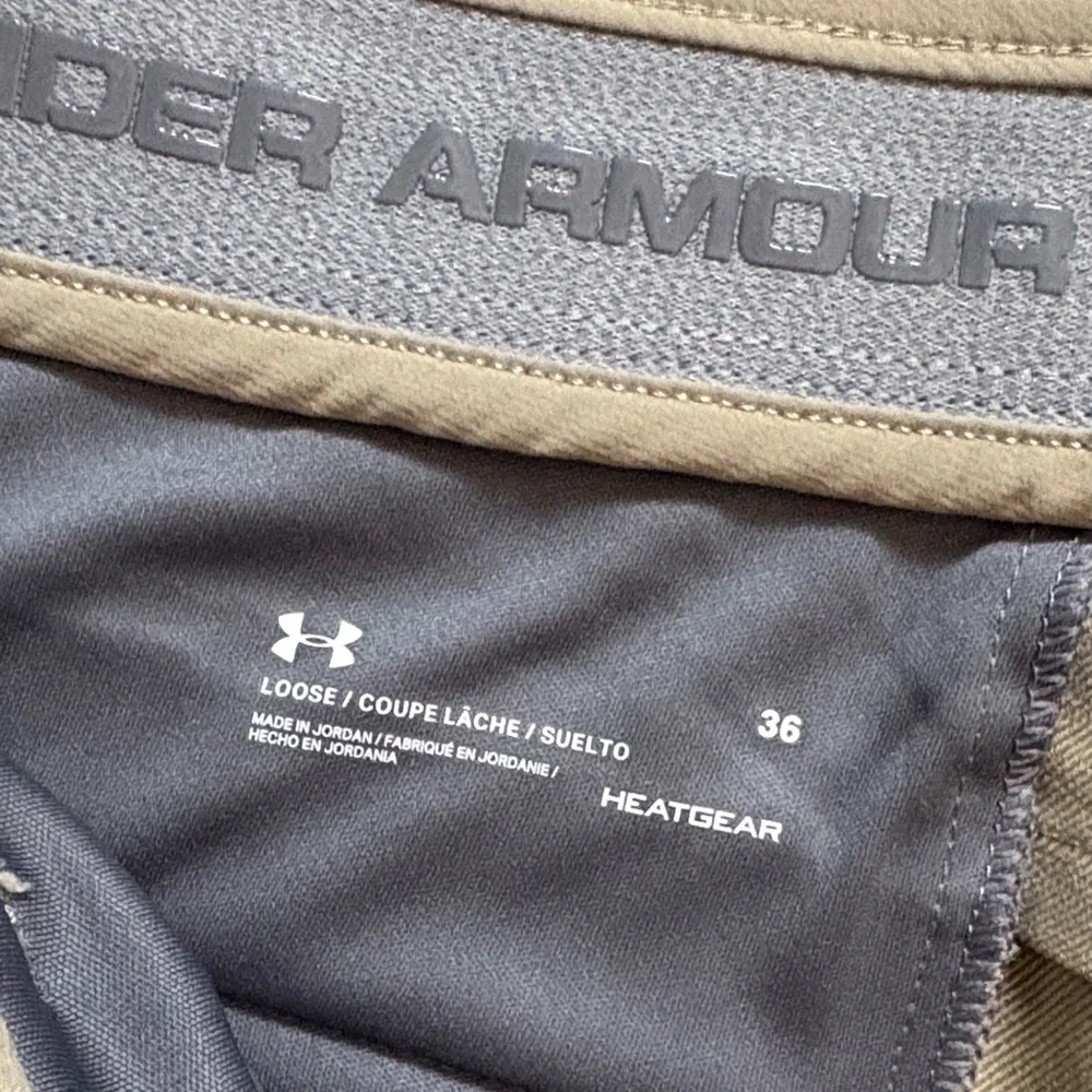 Under Armour Men's Tan Performance Flat-Front Shorts